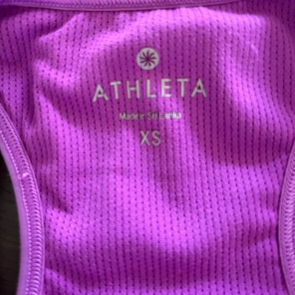 Athleta Tie-Dye Racerback Sports Bra - Size XS - Picture 3 of 4